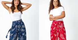 Roman's £22 paisley cropped trousers shoppers say 'flatter my size 20 body'