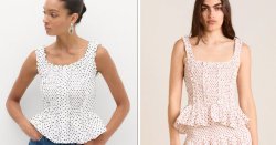 Marks and Spencer £24 top looks so much like trendy brand but is over half the pice