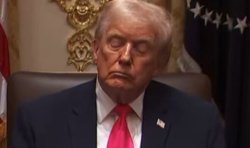 Donald Trump 'falls asleep' in Cabinet meeting as health fears soar - 'Sleepy Don!'