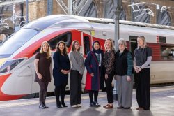 Woman who dressed as man to work on railways honoured on International Women's Day